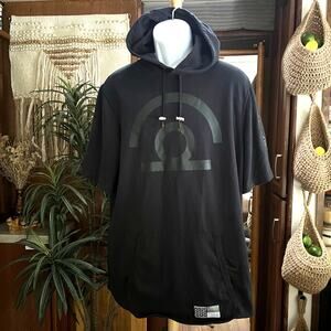 RARE Nike Air Pivot V3 Hoodie Tee XL Black | Vintage Y2K Pullover Streetwear